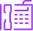 Wired Telephone Icon